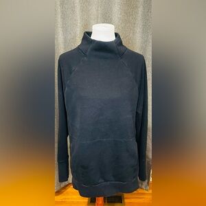 Fabletics Black Funnel Neck Pullover Sweatshirt Women’s XL